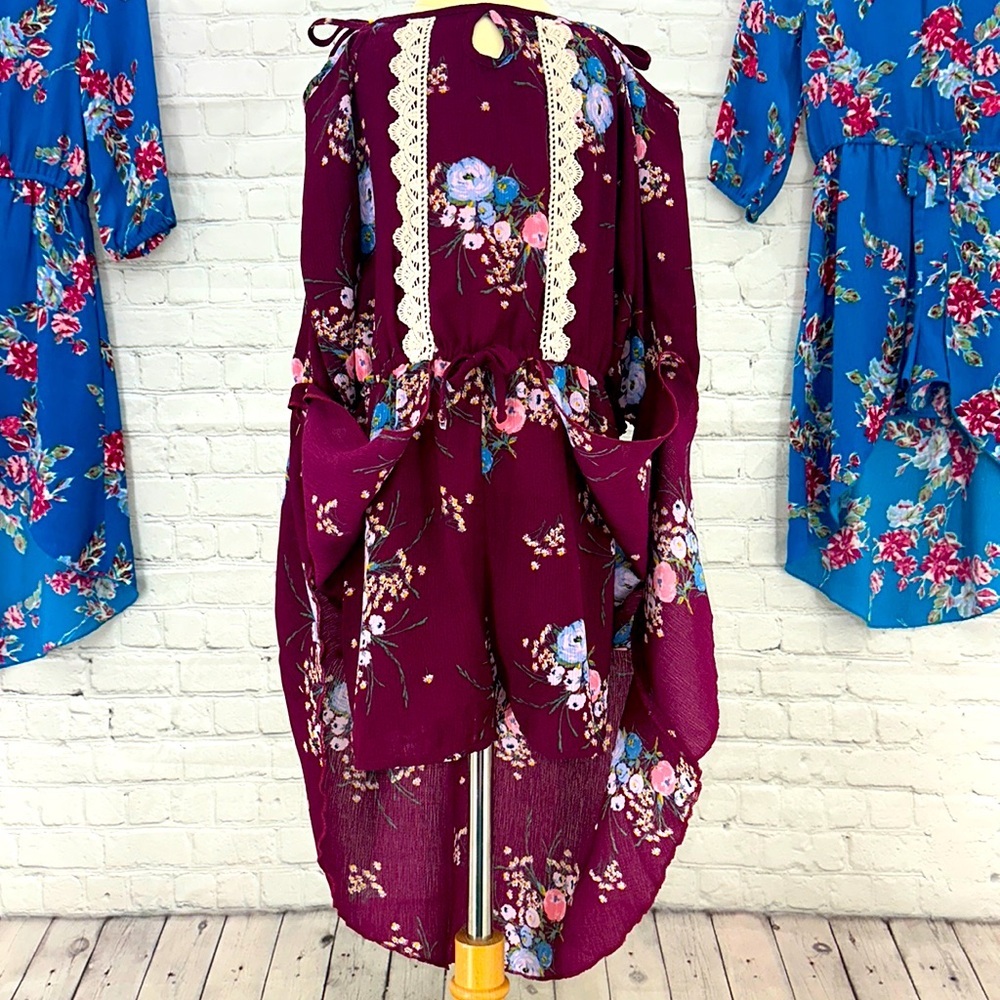 Pink & Violet HiLo Shorts Romper skirt overlay Gorgeous Girls size 8‎ & 10/12